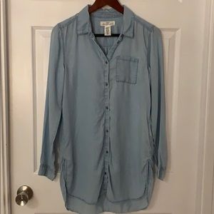 HandM collared button-up shirt dress